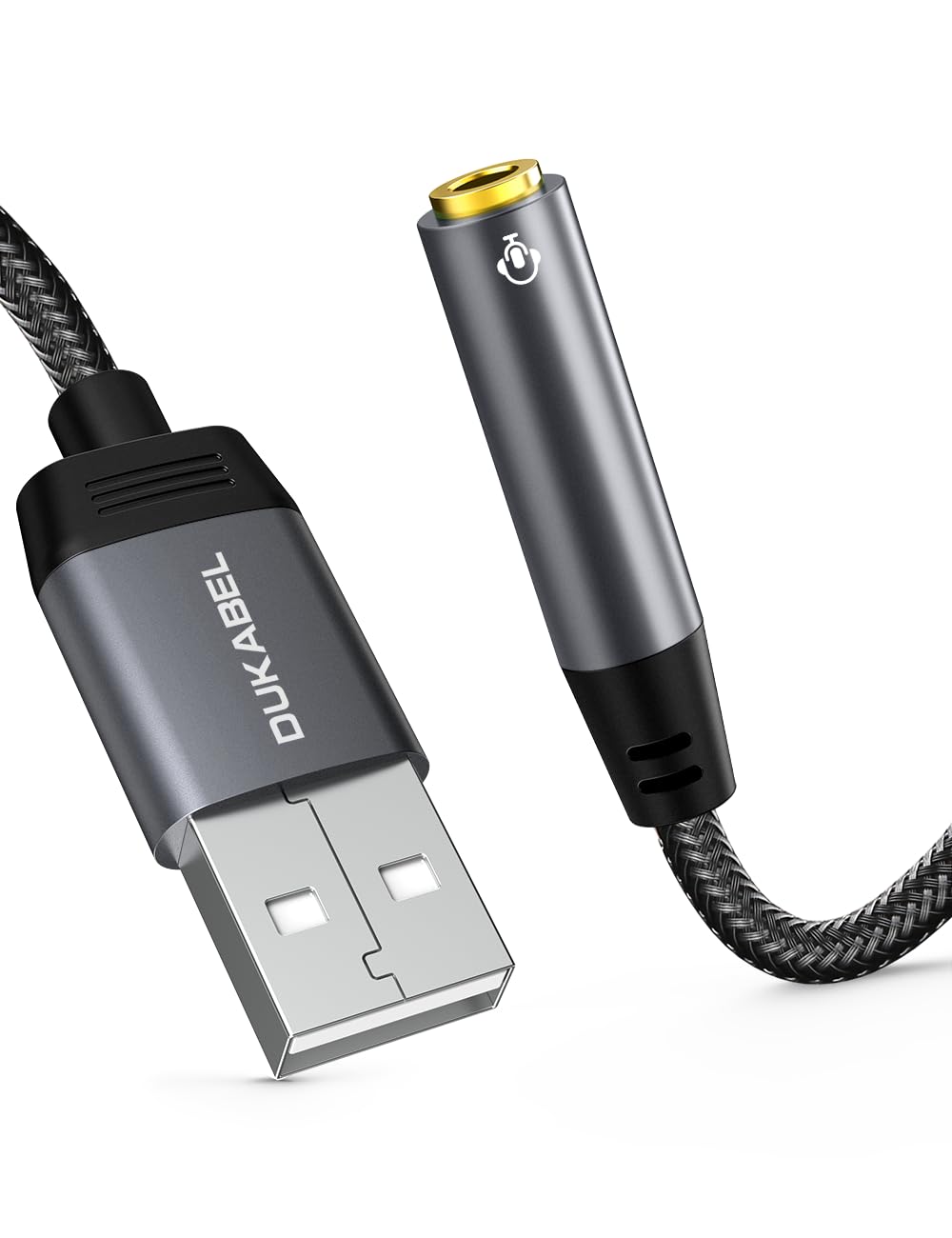 Amazon.com: DUKABEL USB Audio Adapter, 3.5mm Audio Jack Adapter
